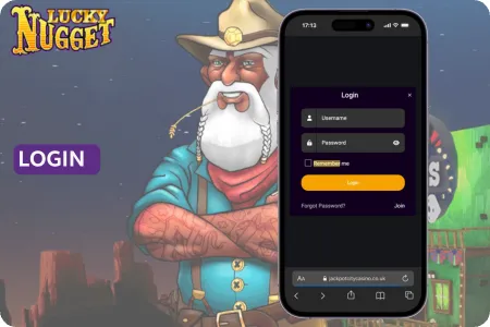 Login and Account Access Guide on Lucky Nugget