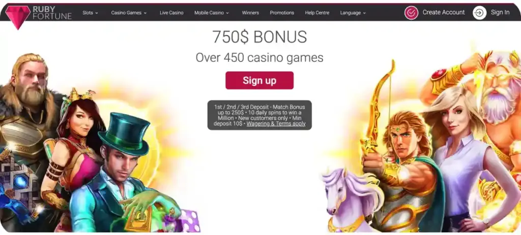 Ruby Fortune Casino on Lucky Nugget