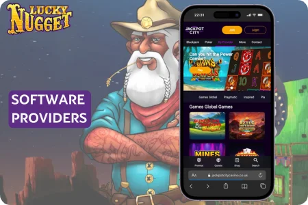 Software Providers and Platform Overlap on Lucky Nugget