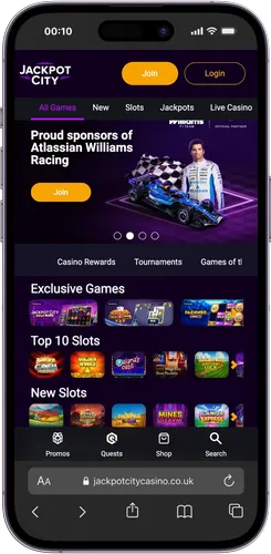 Test the mobile on Lucky Nugget